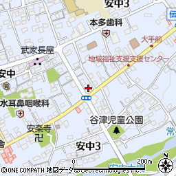 安中タクシー株式会社周辺の地図