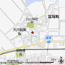 石川県加賀市冨塚町イ周辺の地図