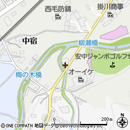 群馬県安中市中宿1209周辺の地図