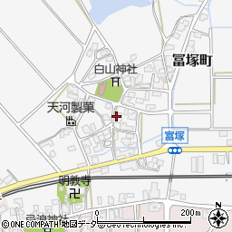 石川県加賀市冨塚町（イ）周辺の地図