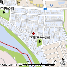 群馬県前橋市下川町44-9周辺の地図