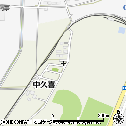 栃木県小山市中久喜1312-107周辺の地図