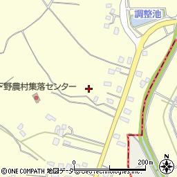 茨城県水戸市下野町周辺の地図