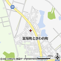 石川県加賀市冨塚町（瓶焼）周辺の地図