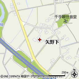 茨城県笠間市矢野下1296周辺の地図