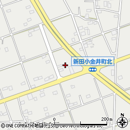 群馬県太田市新田小金井町1725周辺の地図