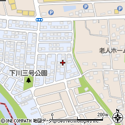 群馬県前橋市下川町52-4周辺の地図