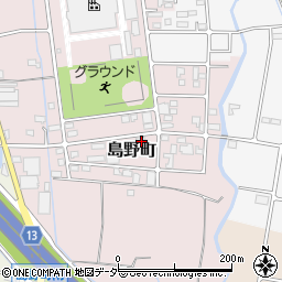 群馬県高崎市島野町68-83周辺の地図