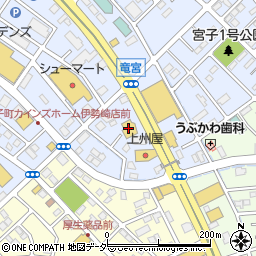 セカンドストリート伊勢崎店周辺の地図