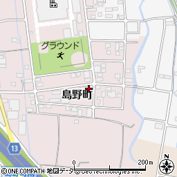 群馬県高崎市島野町68-90周辺の地図