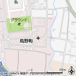 群馬県高崎市島野町68-109周辺の地図