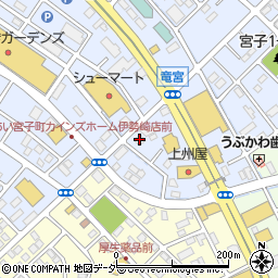 鳥こまち伊勢崎宮子町店周辺の地図