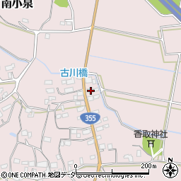 茨城県笠間市南小泉776周辺の地図