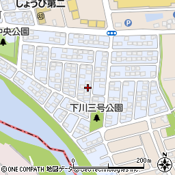 群馬県前橋市下川町44-6周辺の地図