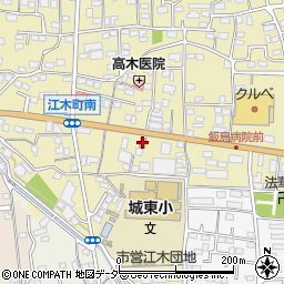 高崎江木郵便局周辺の地図