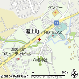 石川県小松市湯上町に周辺の地図