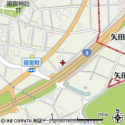 石川県加賀市箱宮町ラ75周辺の地図