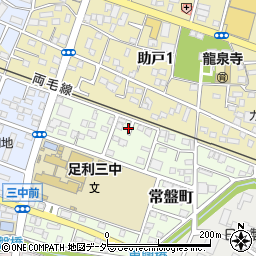 栃木県足利市常盤町49周辺の地図