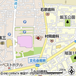 伊勢崎商工会議所周辺の地図