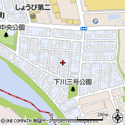 群馬県前橋市下川町44-12周辺の地図