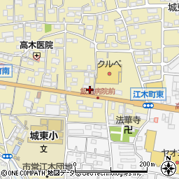 ローソン高崎江木町東店周辺の地図