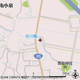 茨城県笠間市南小泉777周辺の地図