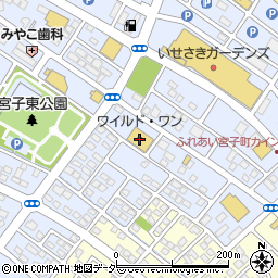 ＷＩＬＤ‐１伊勢崎店周辺の地図