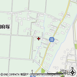 栃木県小山市上国府塚927周辺の地図