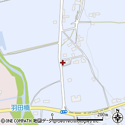 茨城県桜川市羽田781周辺の地図