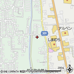 長野県安曇野市穂高柏原955周辺の地図