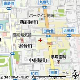 タイムズ高崎グリーンパーク駐車場周辺の地図