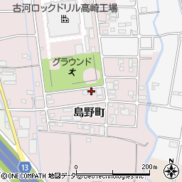 群馬県高崎市島野町68-88周辺の地図