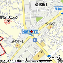 コスモ足利南ＳＳ周辺の地図