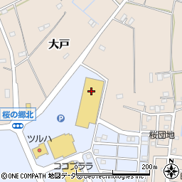 コメリホームセンター　茨城町店本館周辺の地図