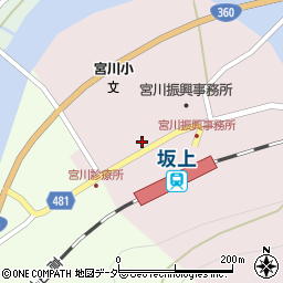 坂上郵便局周辺の地図