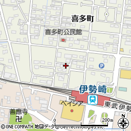 群馬県伊勢崎市喜多町99周辺の地図