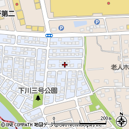 群馬県前橋市下川町50周辺の地図