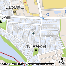 群馬県前橋市下川町44-3周辺の地図