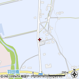 茨城県桜川市羽田780周辺の地図