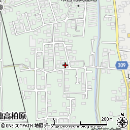 長野県安曇野市穂高柏原1650周辺の地図