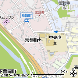 群馬県高崎市常盤町47周辺の地図