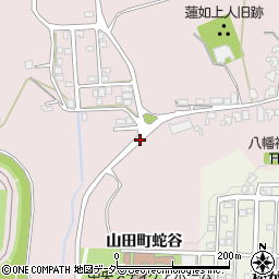 石川県加賀市山田町（ヲ）周辺の地図