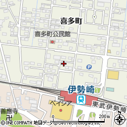 群馬県伊勢崎市喜多町90-15周辺の地図