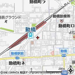 和田木材商店周辺の地図