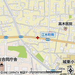 江木町十字路周辺の地図