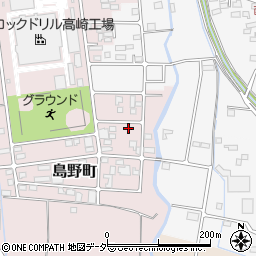 群馬県高崎市島野町68-57周辺の地図