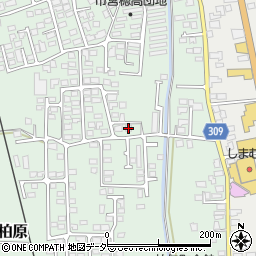 長野県安曇野市穂高柏原1656周辺の地図