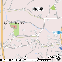 茨城県笠間市南小泉986周辺の地図