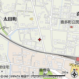 群馬県伊勢崎市喜多町187周辺の地図