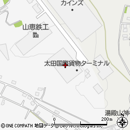 太田国際貨物ターミナル周辺の地図